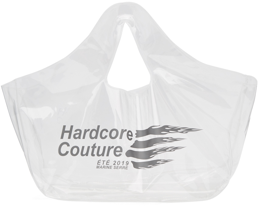 Marine Serre Totes Transparent 'Hardcore Couture' Tote