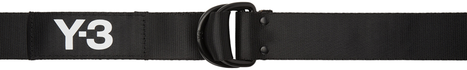 Y-3 Belt Black Logo Belt
