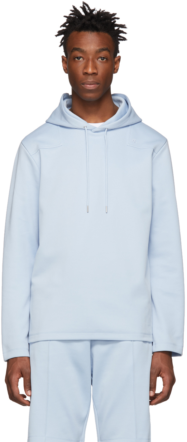 Helmut Lang Accessories Blue Fishtail Hoodie