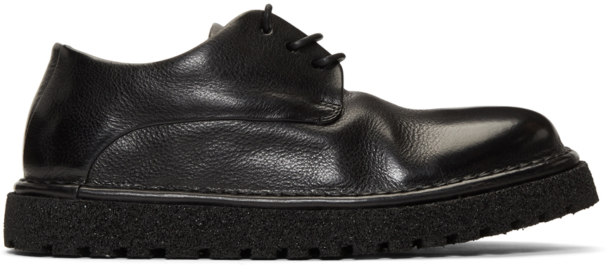 Marsèll Accessories Black Pallottola Pomice Derbys