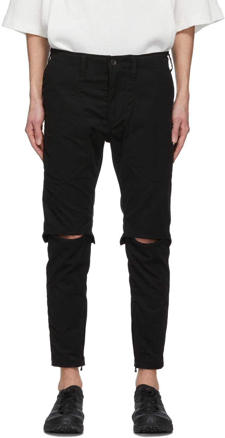 Julius Pants Black Twill Trousers