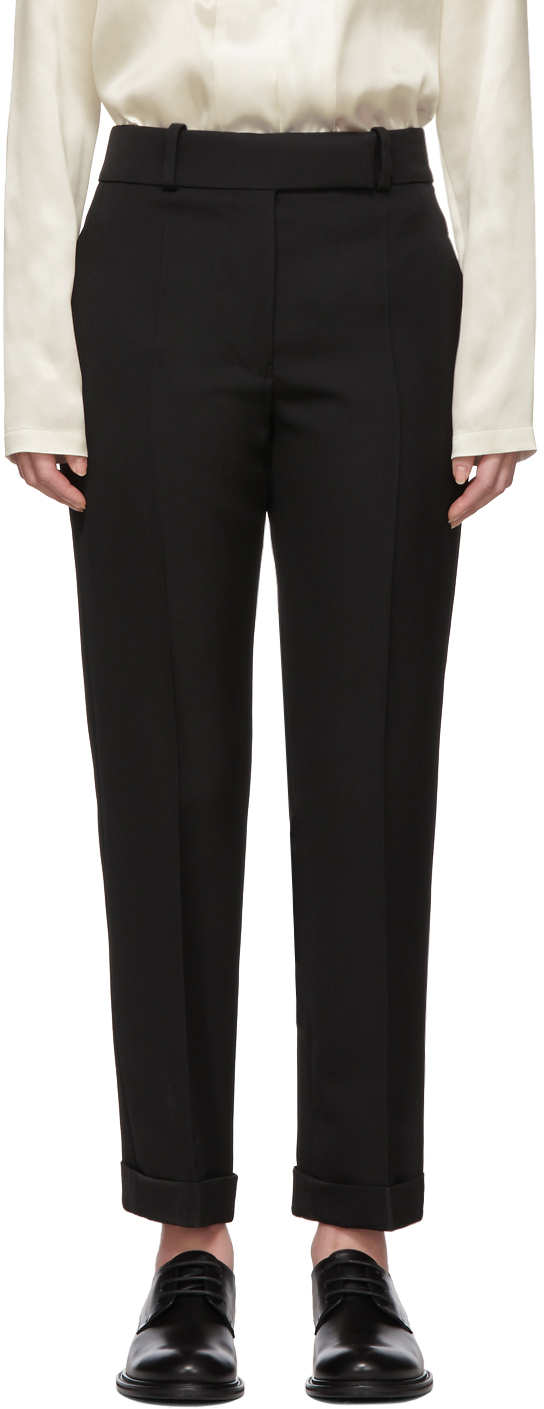 Haider Ackermann Pants Black Wool Classic Calder Trousers