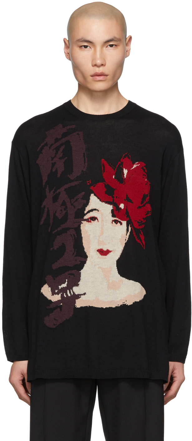 Yohji Yamamoto Sweaters Black Woman Sweater