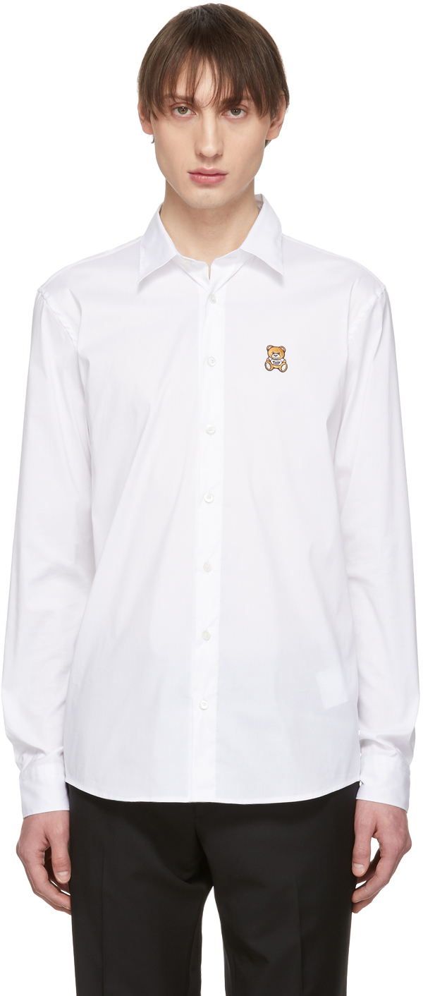 Moschino T-shirts White Toy Teddy Shirt