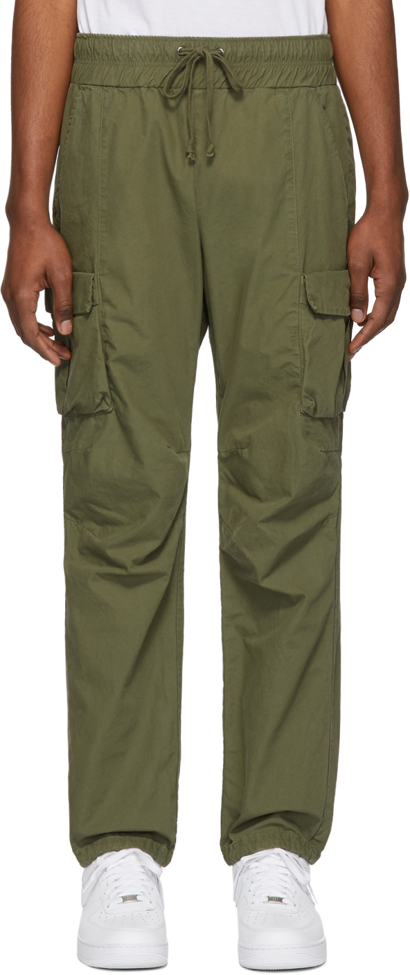John Elliott Pants Green Military Cargo Pants