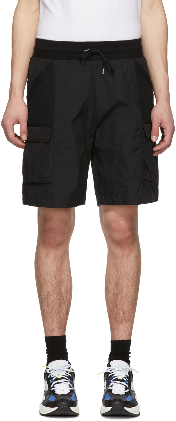 John Elliott Shorts Black Tactical Cargo Shorts