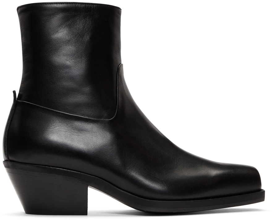 Misbhv Boots Black Iggy Cowboy Boots