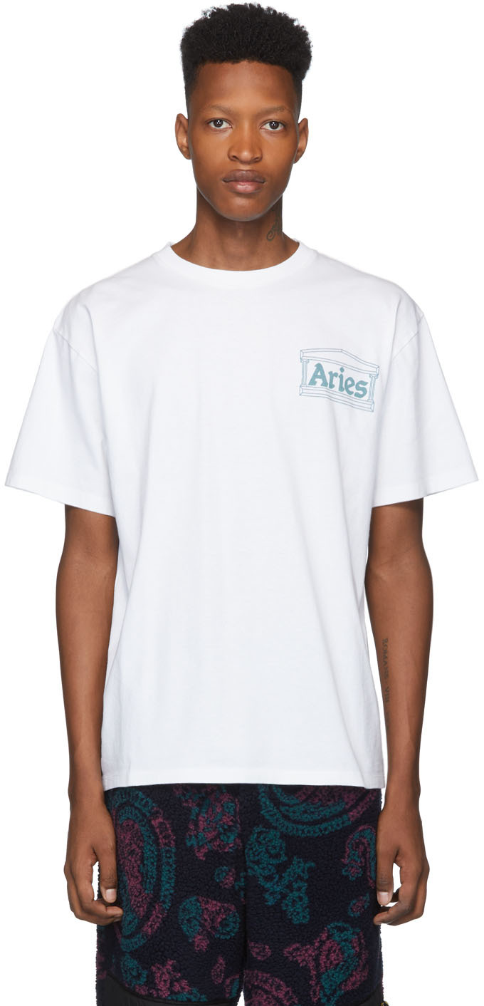 Aries T-shirts White Jimbo T-Shirt