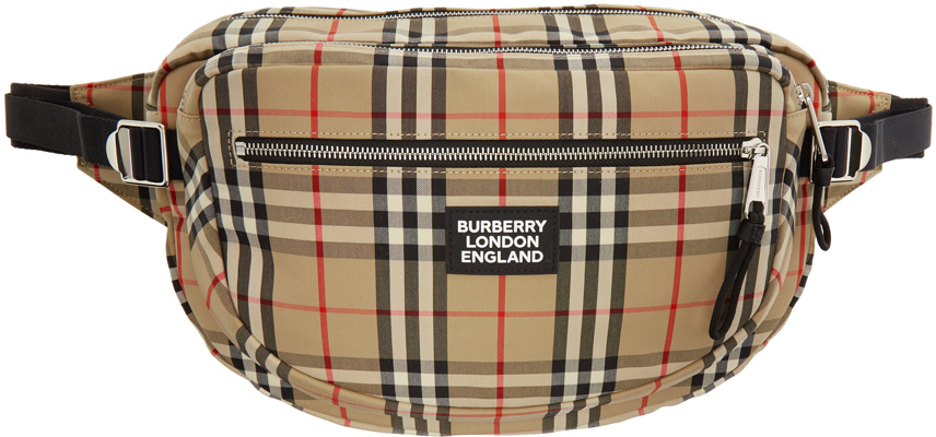 Burberry Belt Beige Vintage Check Belt Bag