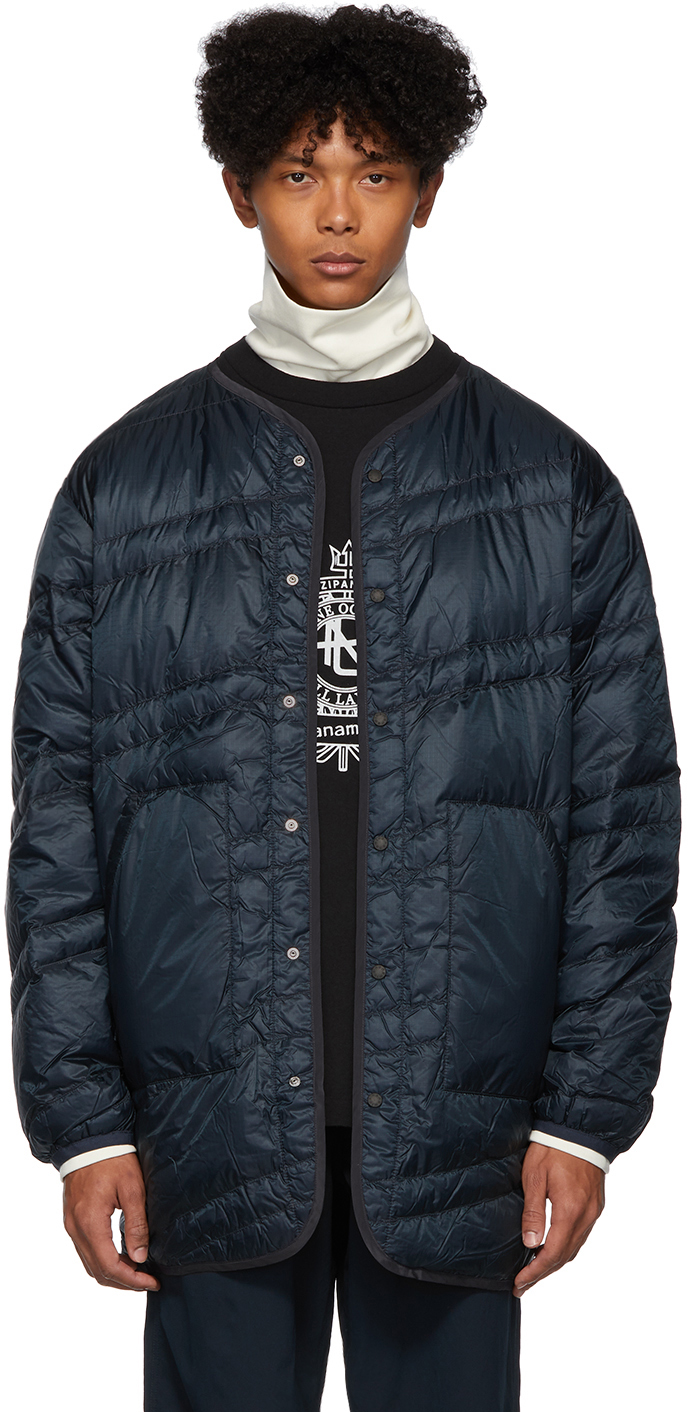 Nanamica Coats Navy Down Coat