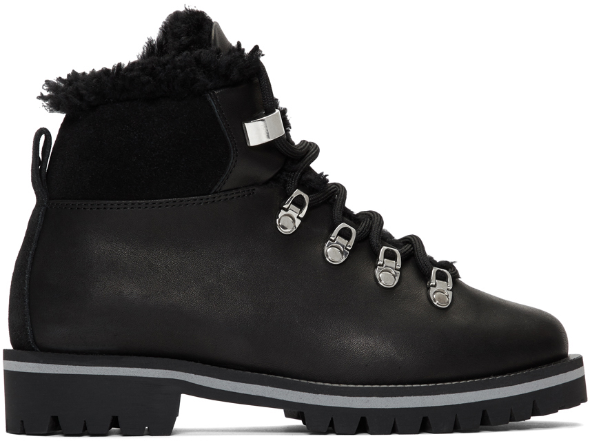 Yves Salomon Boots Black Merinillo Boots