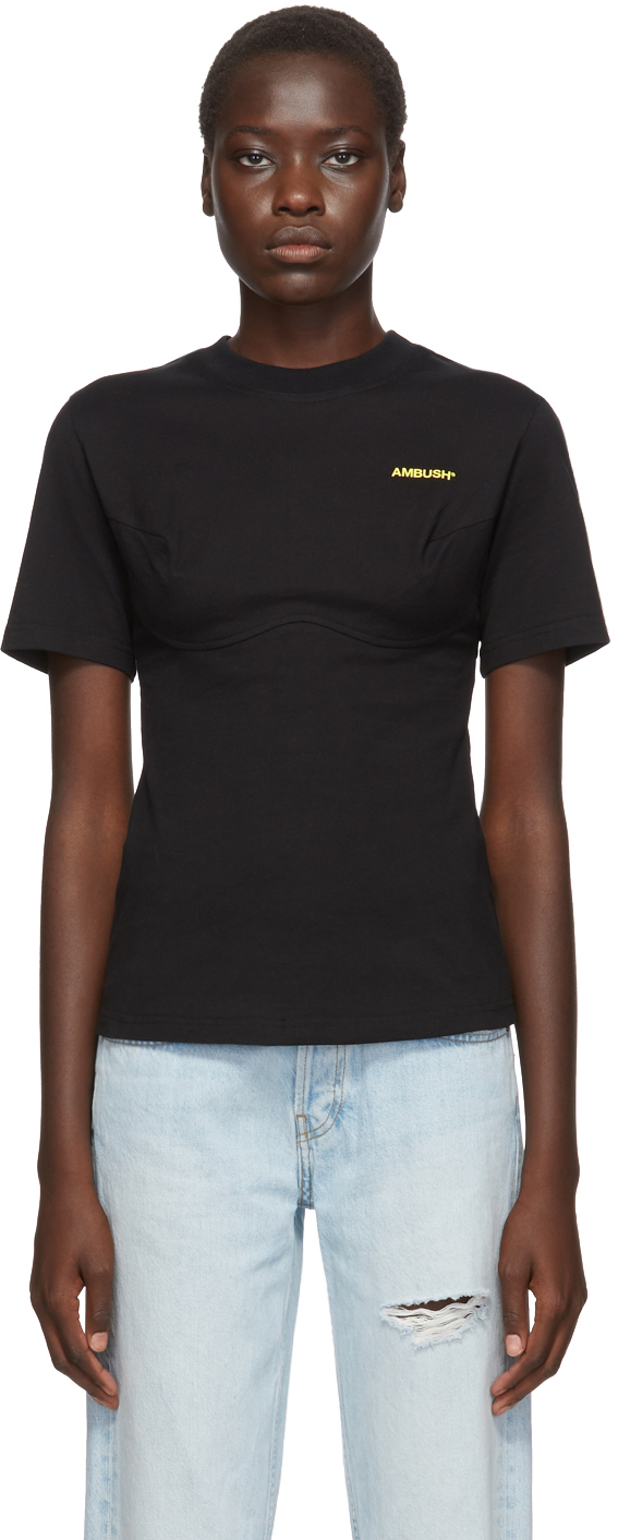 Ambush T-shirts Black Panel Cutsaw T-Shirt