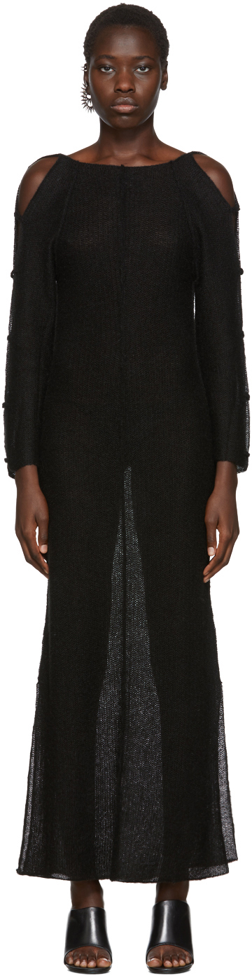 Eckhaus Latta Dresses Black Plunge Dress