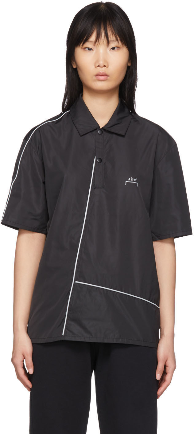 A-Cold-Wall* Accessories Black Piping Polo