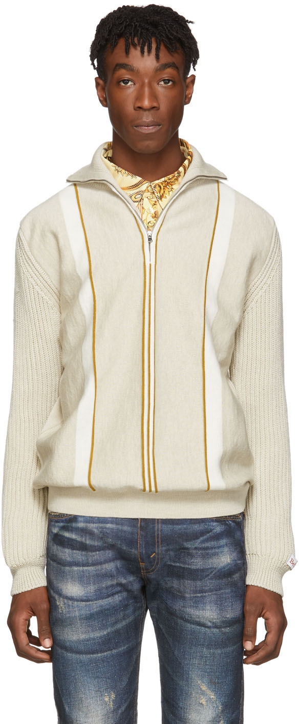 Martine Rose Sweaters Beige Custom Sweater