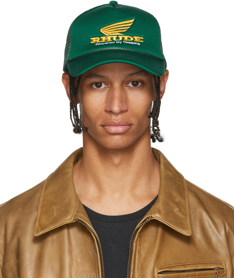 Rhude Flats Green Rhonda Trucker Cap