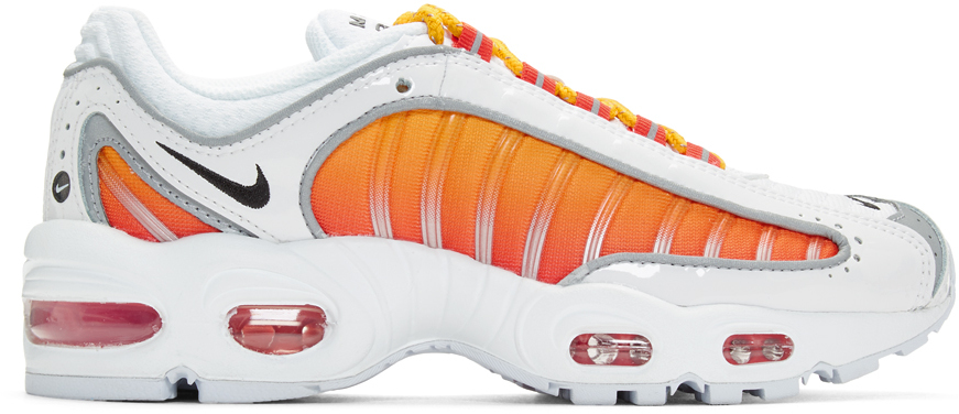 Nike Sneakers White & Orange Air Max Tailwind IV NRG Sneakers