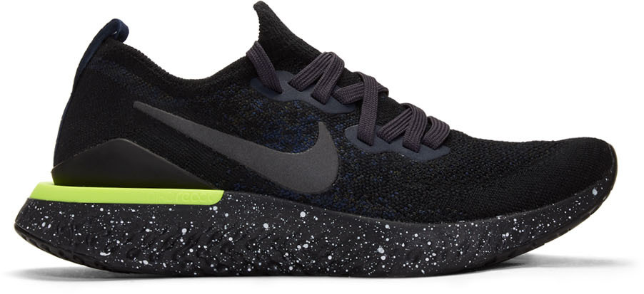 Nike Knits Navy Epic React Flyknit 2 Sneakers