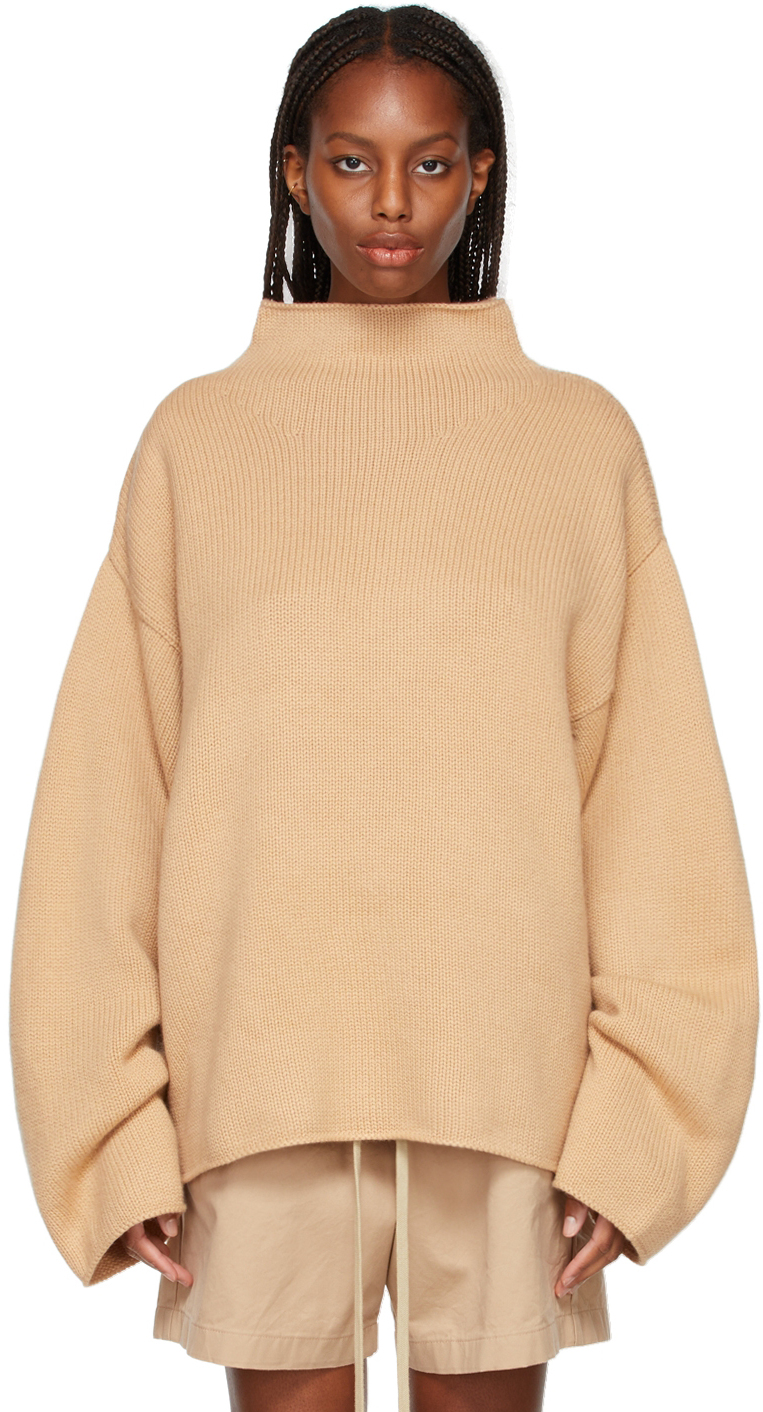 피어 오브 갓(Fear Of God) Brown Cashmere Turtleneck - 캐치패션