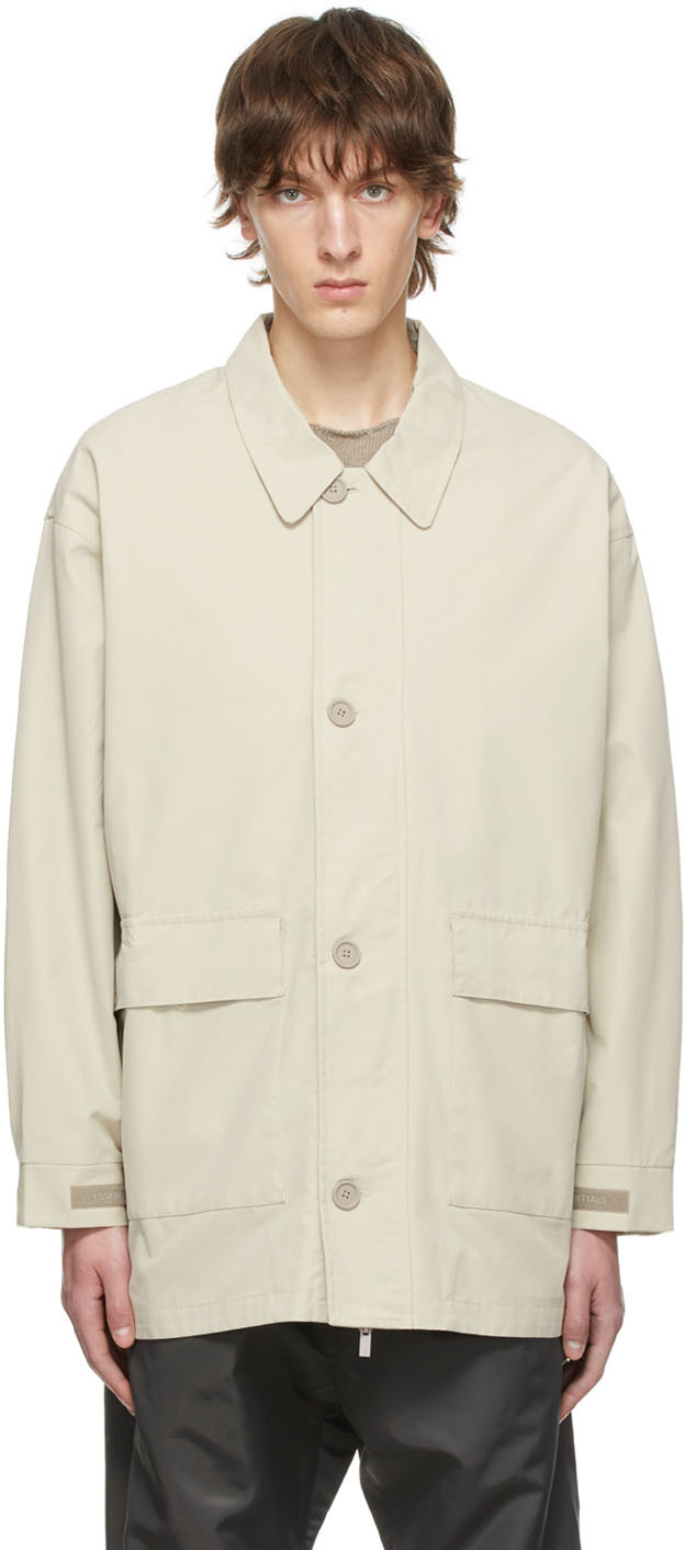 ジャケット・アウター JCPenney Beige Cotton Long JKT A 38-40 ジャケット・アウター JCPenney Beige Cotton Long JKT A 38-40