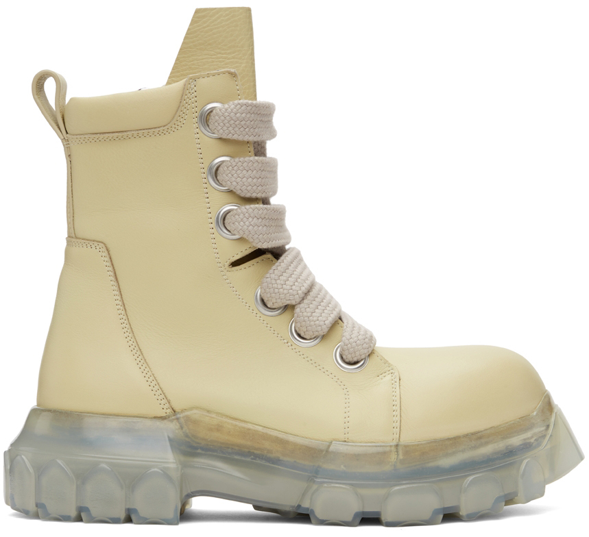 Rick Owens]Off-White Jumbo Laced Bozo Tractor Boots 价格