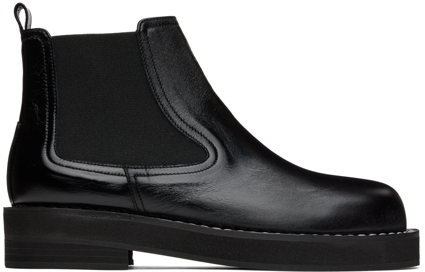 【関税込み】COMME SE-A SSENSE限定 ブラック Ronda ブーツ COMME SE-A SSENSE Exclusive Black Ronda Boots - Shoes
