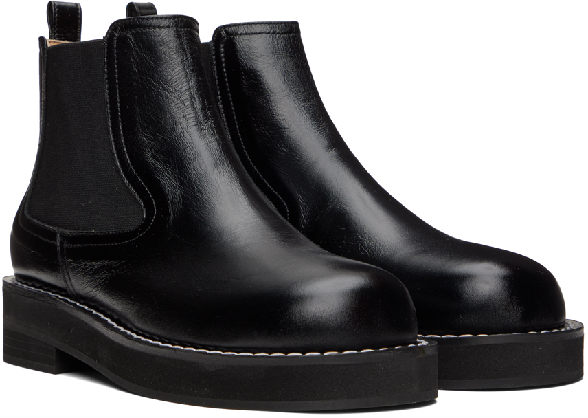 COMME SE-A SSENSE Exclusive Black Ronda Boots - Shoes