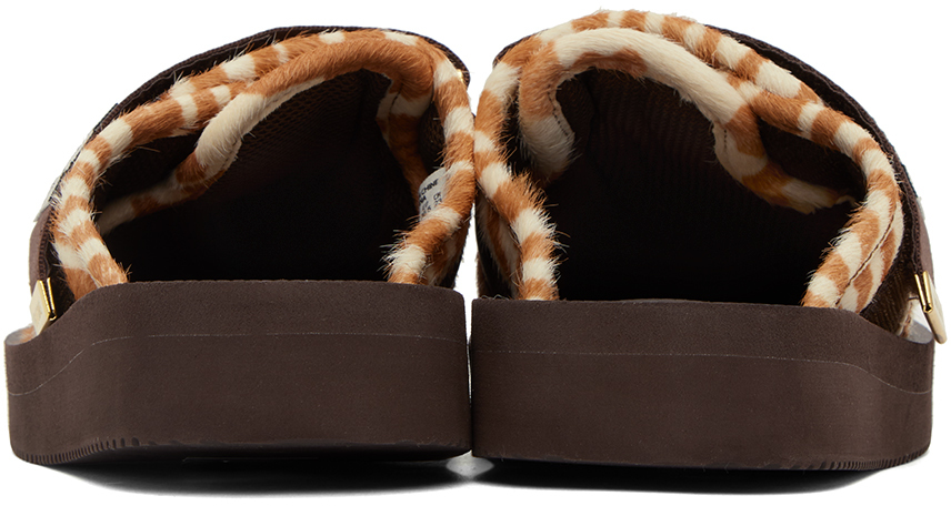【関税込み】Suicoke ブラウン＆ホワイト ZAVO-VHL サンダル Suicoke Brown & White ZAVO-VHL Sandals - Shoes - BeyondStyle