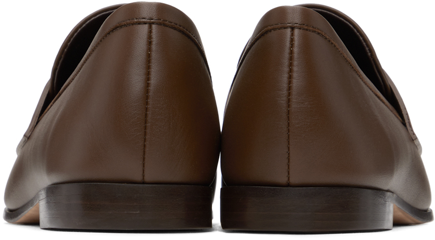 【関税込み】Max Mara ブラウン Lize ローファー Brown Lize Loafers by Max Mara on Sale