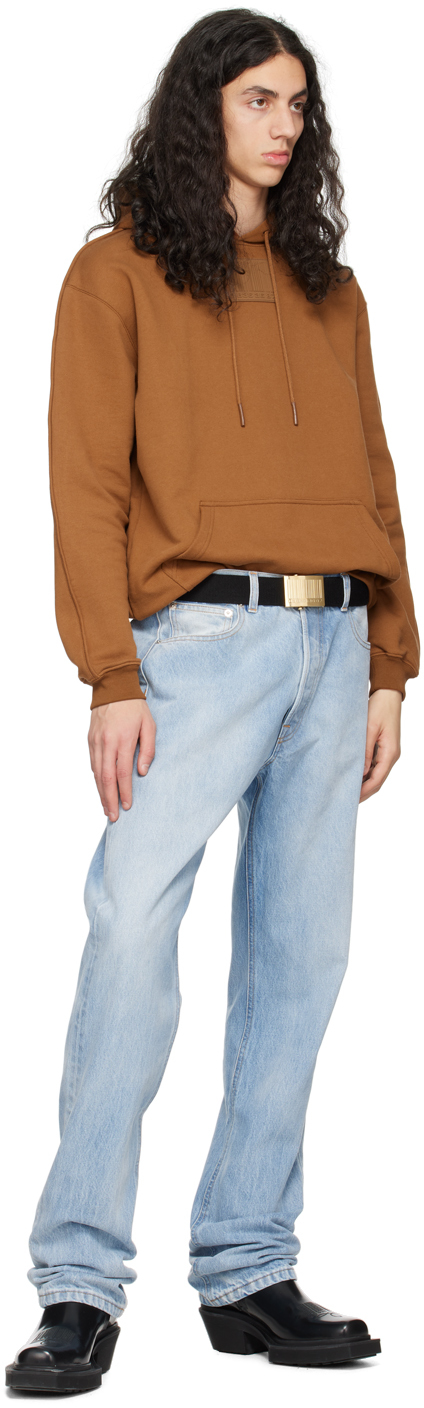 【関税込み】VTMNTS ブラウン Big Rubber Patch フーディ VTMNTS Brown Big Rubber Patch Hoodie - Hoodies - BeyondStyle