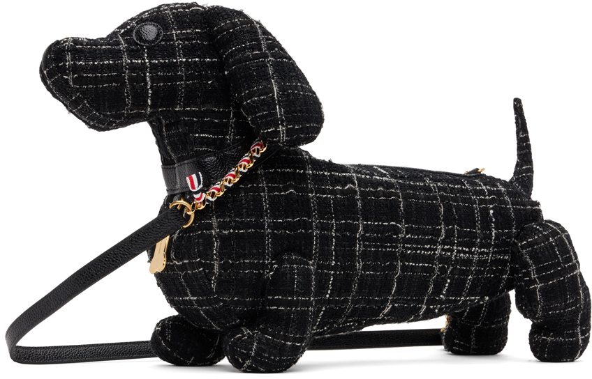 Thom Browne Black Mini Hector Bag - Shoulder Bags - Compare