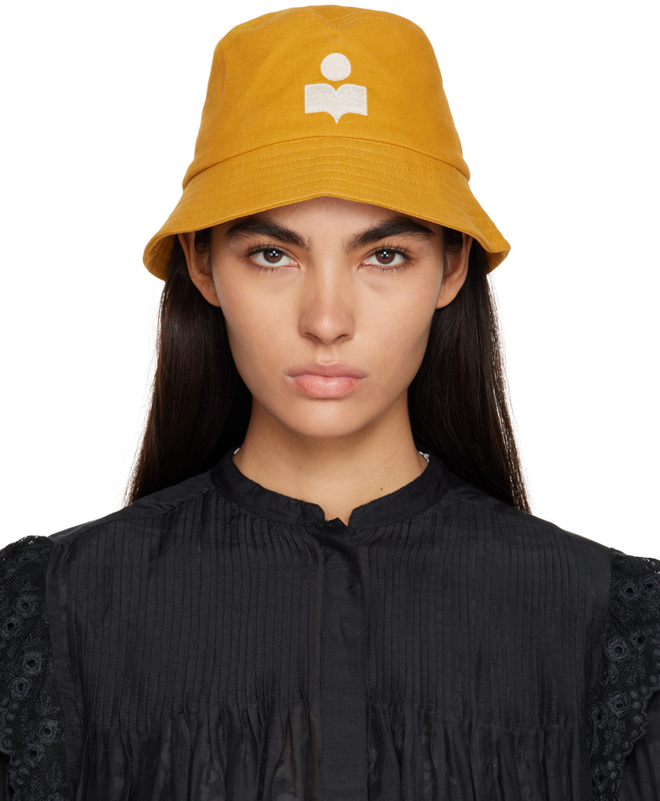 Isabel Marant Yellow Haley Bucket Hat - Hats - BeyondStyle