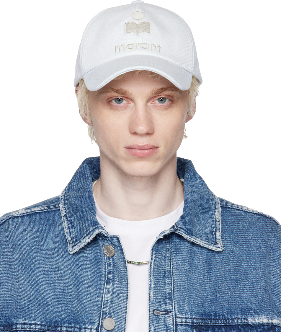 Shop Blue Tyron Denim Cap on Sale at BeyondStyle – Get 70 