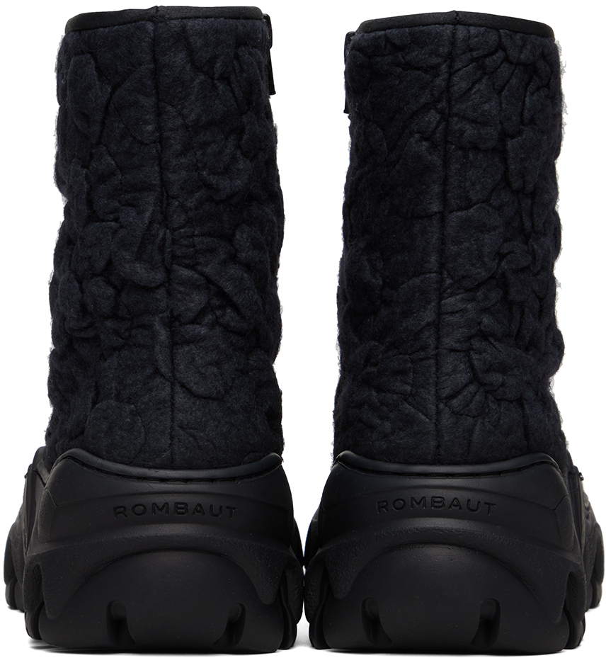 【関税込み】Rombaut SSENSE限定 ベージュ Boccaccio II ブーツ Blue Boccaccio II Boots by Rombaut on Sale