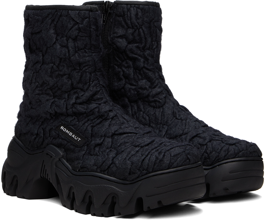 Shop SSENSE Exclusive Black Boccaccio II Lite Boots on Sale at