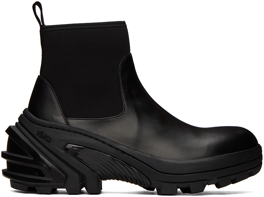 1017 ALYX 9SM Black Elasticized Boots - Shoes - Compare