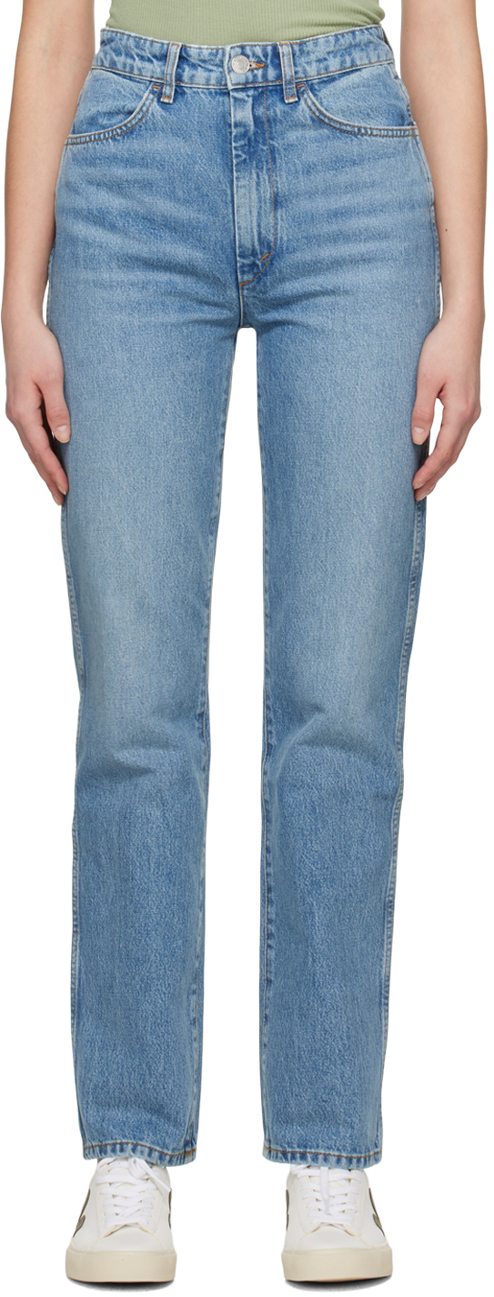 【関税込み】Re/Done ブルー 70s Cigarette ジーンズ Re/Done Blue 70s Cigarette Jeans - Pants - BeyondStyle