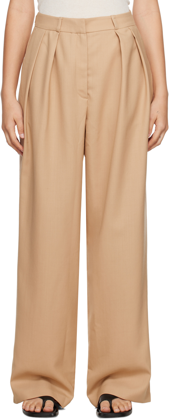 【関税込み】The Frankie Shop タン Tansy トラウザーズ The Frankie Shop Tan Tansy Trousers - Leggings - BeyondStyle
