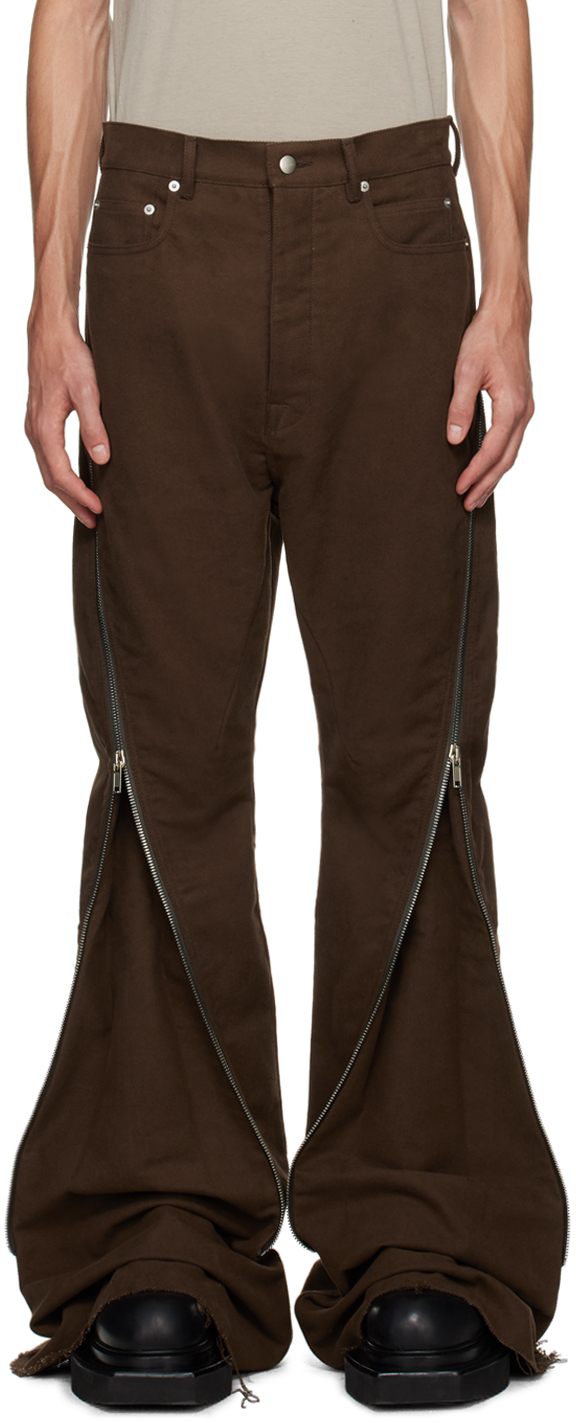 Rick Owens Brown Bolan Banana Jeans - Pants - Free Shipping