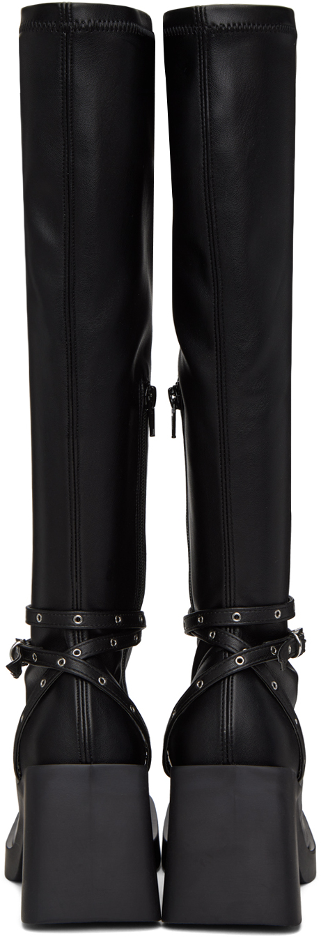 【関税込み】Justine Clenquet ブラック Chloe ブーツ Justine Clenquet - Chloë black high boots
