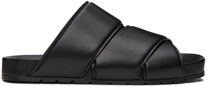 Bottega Veneta Black Bridge Mule Sandals - Shoes - Compare