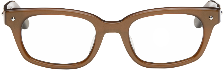小物 BONNIE CLYDE Checkmate BONNIE CLYDE Brown & Gray Checkmate Sunglasses - Accessories