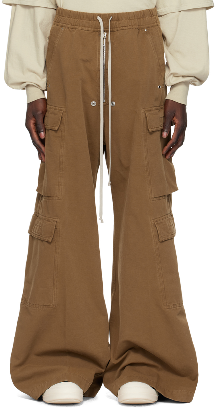 Shop Brown Jumbo Bela Cargo Pants on Sale at BeyondStyle – Get 65