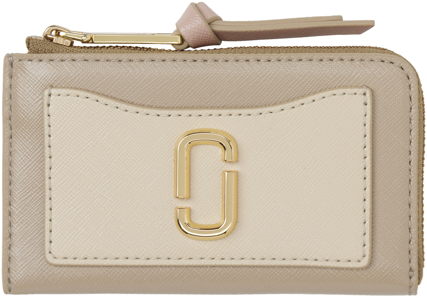 折りたたみ財布 [MARC JACOBS] Snapshot Wallet Beige Multi MARC JACOBS] Snapshot Wallet Beige Multi (MARC JACOBS