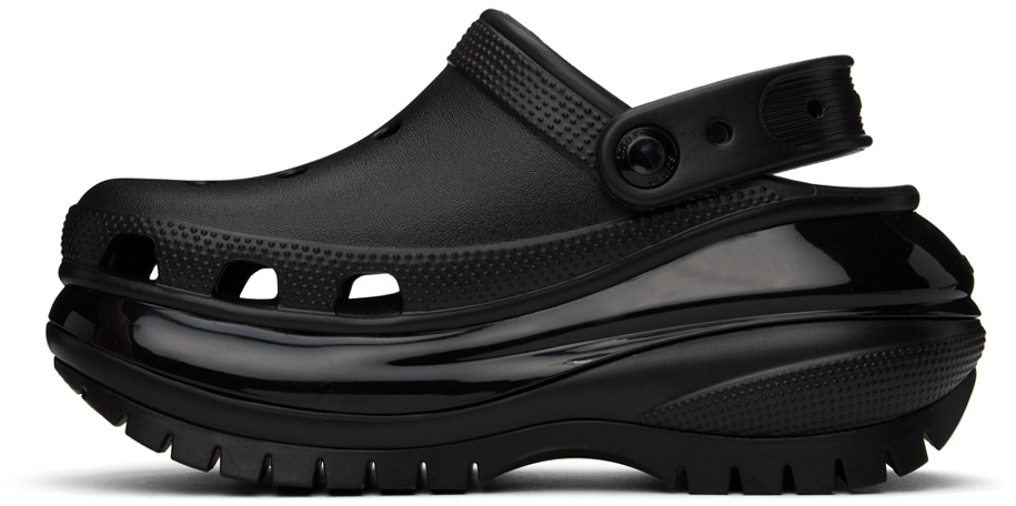 CROCS【送料/関税込】MEGA CRUSH CLOG*black Crocs Black Mega Crush Clogs - Shoes - BeyondStyle