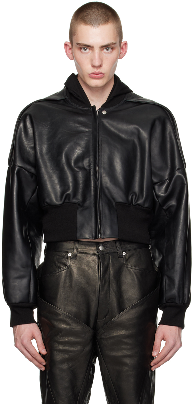 Black Flight Leather Jacket – On Sale Now with Up to 73% Off