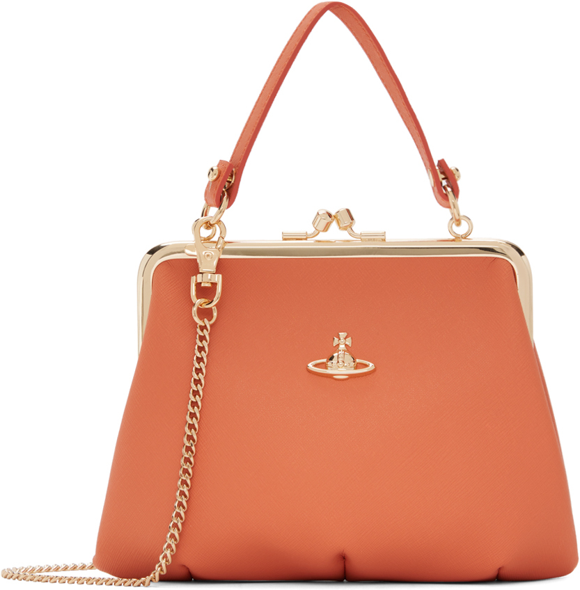 ☆【Vivienne Westwood】☆GRANNY ショルダーバッグ☆ORANGE☆ ヴィヴィアン ウエストウッド Vivienne Westwood ショルダー
