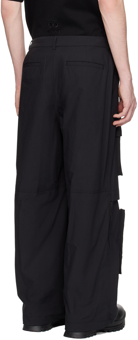 JUUN.J コットンカーゴパンツ 44 ブラック Shop Black Vented Cargo Pants on Sale at BeyondStyle – Get