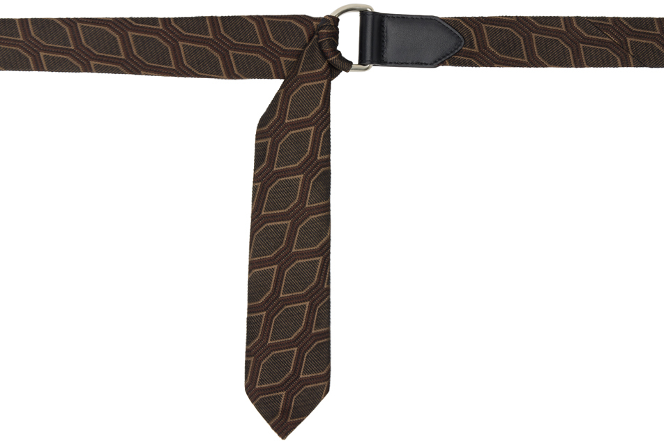 Beige Tie Belt by Dries Van Noten on Sale