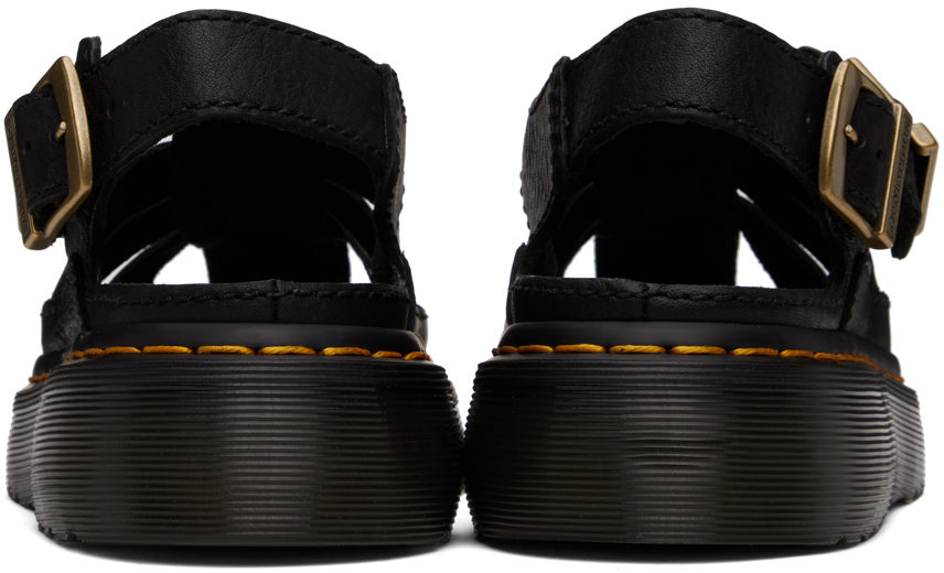 Dr. Martens Black Wrenlie Sandals - Shoes - BeyondStyle